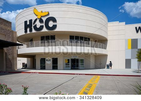 Houston, Texas - June 26, 2019: Houston Community College (hcc), West Loop Campus. Hcc Is An Open-ad