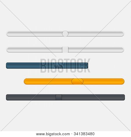 Ui Slider Button Set Vector