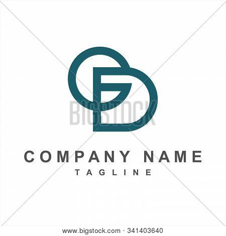 Simple Gd, Cd, Ed Initials Company Logo