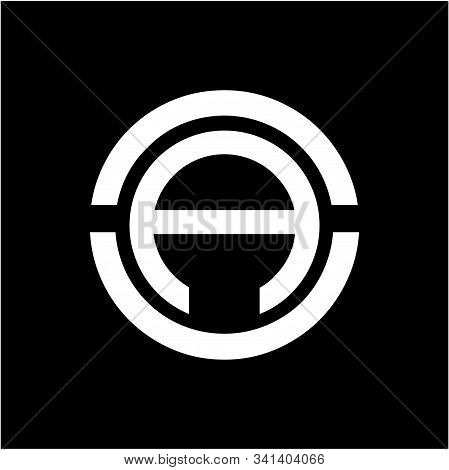 Simple Ao, Oa, Aun, Nau Initials Geometric Company Logo