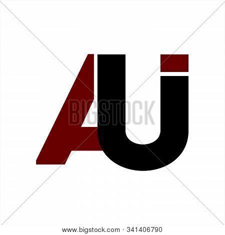 Au, Aui, Auj Initials Company Logo And Icon