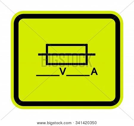 Fuse (writable) Symbol Sign Isolate On White Background,vector Illustration Eps.10