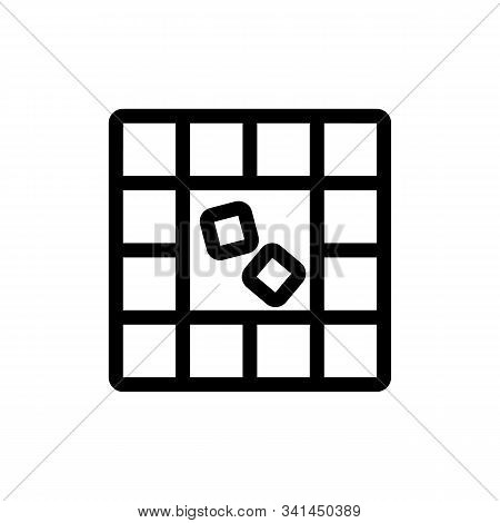 Children Game Icon Vector. A Thin Line Sign. Isolated Contour Symbol Illustration
