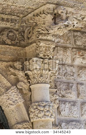Della Marra palace. Barletta. Puglia. Italien.