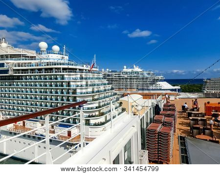 Fort Lauderdale - December 1, 2019: Regal Princess Cruise Ship Docked At Seaport Port Everglades At 