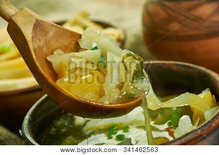Russian  Cabbage And Turnip Soup