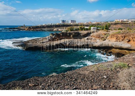 Adeje El Puertito. Tenerife. Spain. The Bay In The South Of Tenerife