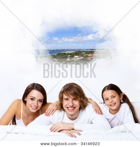 Drømme af unge familie