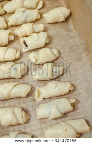 Traditional Sweet Eastern Europe Filling With Turkish Delight And Cocoa