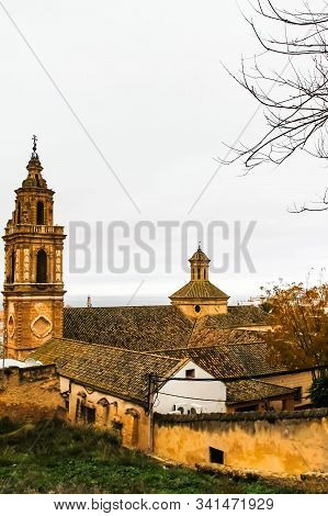 View Of The Church And The City Of Osuna. Andalusia Spain