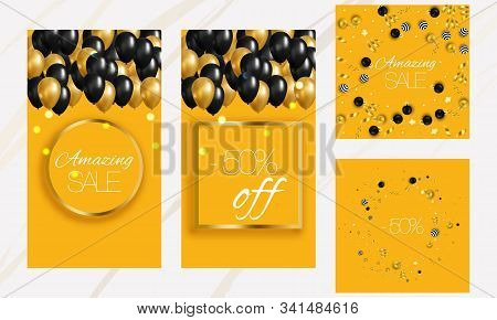Winter Sale. Nude Post Design Background. Template Bochure. Stories Layout For Social Media Design B