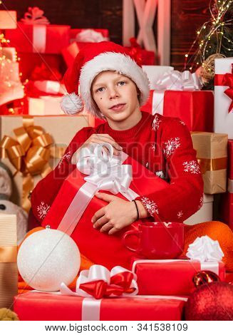 Dreams Come True. Fastest Gifts Delivery. Everyone Will Get A Present. Post Full Of Present Boxes An
