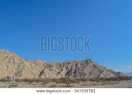 Al Hajar Mountains Near Ras Al Khaimah, United Arab Emirates