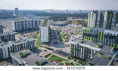 Modern And Comfortable Residential Quarter Novaya Borovaya In Minsk. Residential Microdistrict.