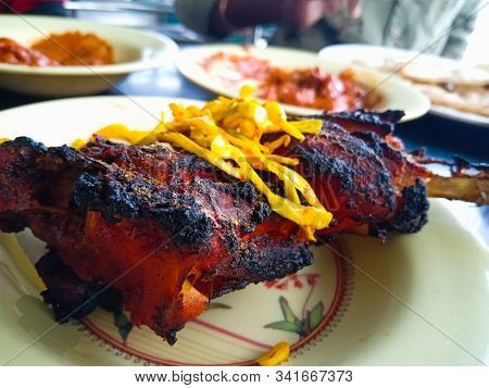 Sizzling Hot And Spicy Grilled Chicken Tandoori Barbeque