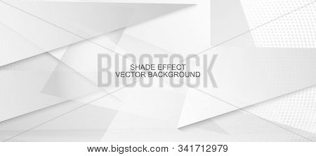 Halftone Modern Gray Vector Background. Grain Pattern. Halftone Wallpaper. Geometric Dots Texture. E