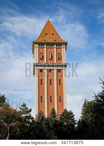 The Former Water Tower Of Aken On The Elbe