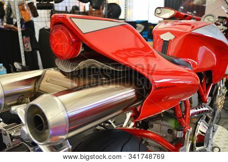 Pasig, Ph - Sept. 29: Ducati Mh900 Motorcycle At Philippine Moto Heritage Weekend On September 29, 2