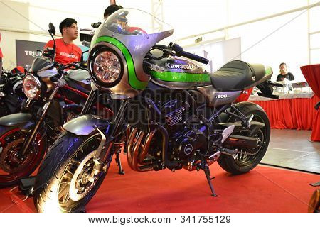 Pasig, Ph - Sept. 29: Kawasaki Z900s Rs Motorcycle At Philippine Moto Heritage Weekend On September 