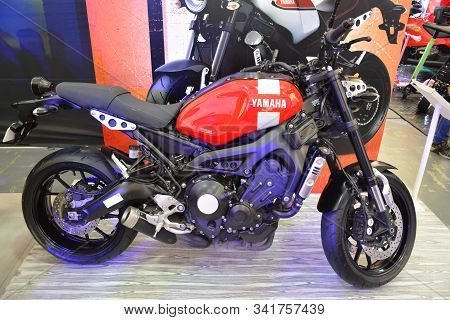 Pasig, Ph - Sept. 29: Yamaha Xsr900 Motorcycle At Philippine Moto Heritage Weekend On September 29, 