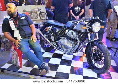Pasig, Ph - Sept. 29: Royal Enfield Motorcycle At Philippine Moto Heritage Weekend On September 29, 