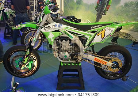 Pasig, Ph - Sept. 29: Kawasaki Motorcycle At Philippine Moto Heritage Weekend On September 29, 2019 