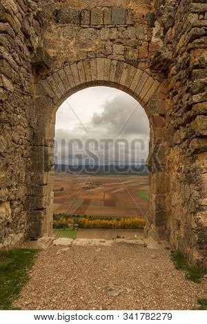 Gorzmaz Fortress A Very Cloudy Day In Soria