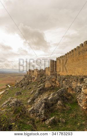 Gorzmaz Fortress A Very Cloudy Day In Soria