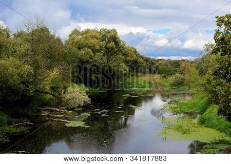 Nevezis River In Vadakteliai. Krekenava Regional Park, Lithuania