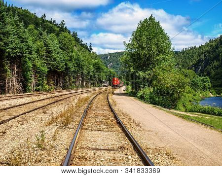 Agawa Canyon Train Station Part Of Algoma, On, Canada