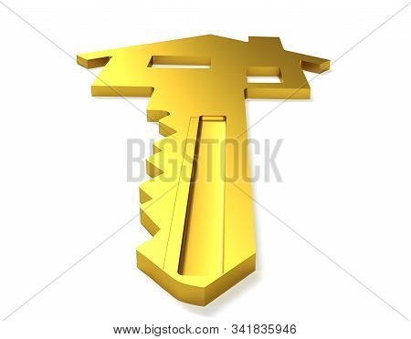 3d Rendering Of A House Key Locking, Unlocking, Cgi, Casa, Llave, Sleutel