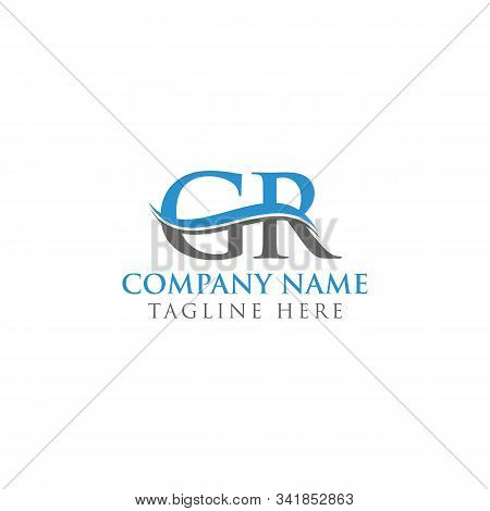 Gr Letter Type Logo Design Vector Template. Abstract Letter Gr Logo Design