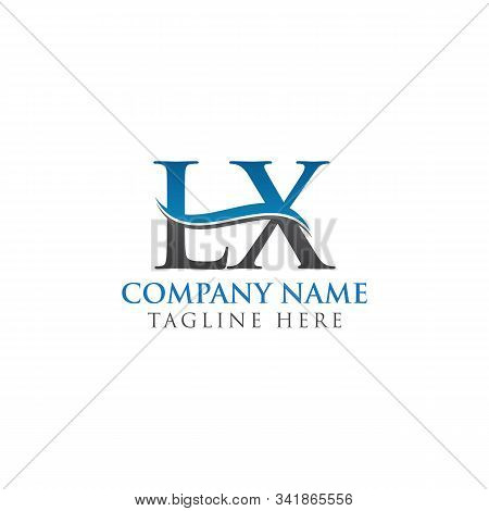 Initial Lx Letter Logo Design Vector Template. Abstract Letter Lx Logo Design