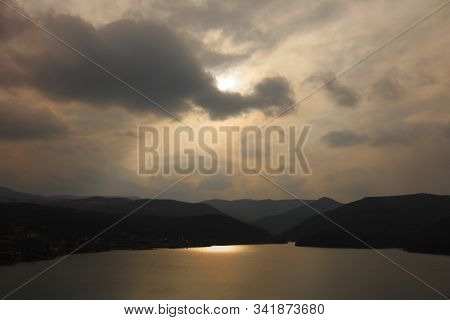 Cincis Lake in Transylvania, Romania, Europe