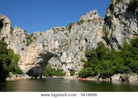 Pont D'Arc (Arch bro) i Frankrig