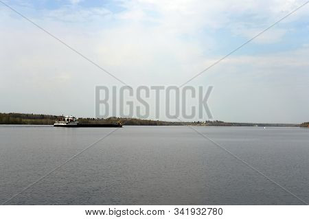 Sheksna, Russia - May 10, 2019:the Ship 