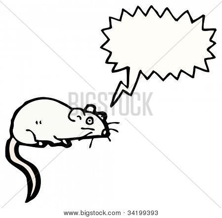 cigolio ratto bianco cartone animato