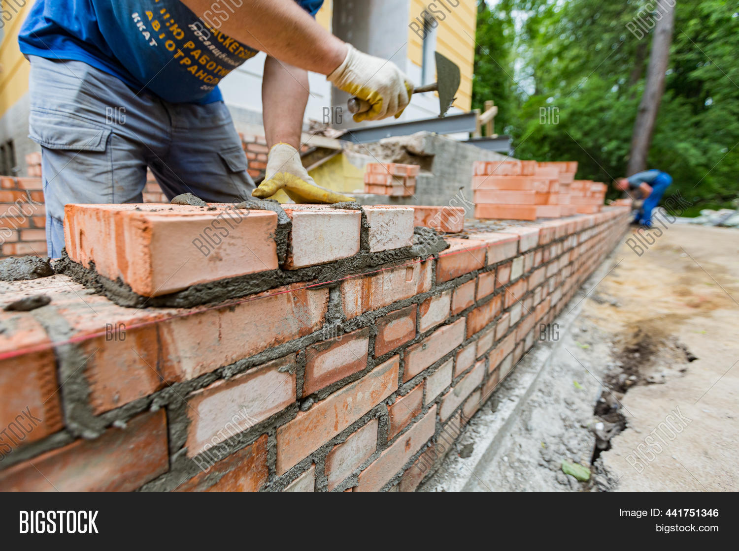 Bricklayer Near Image & Photo (Free Trial) Bigstock