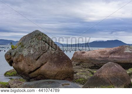Beautiful Landscape In Governador Celso Ramos, Welcome Beach, Santa Catarina, Brazil
