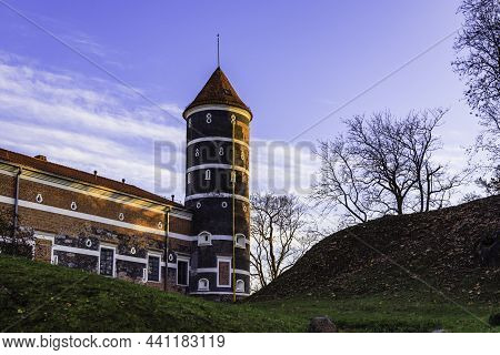 Castle Of Panemune, Lithuania. Renaissance-era Building Castle, Architecture Features Elements Of Th