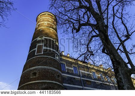 Castle Of Panemune, Lithuania. Renaissance-era Building Castle, Architecture Features Elements Of Th