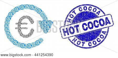 Vector Euro Pay Again Icon Collage Is Composed From Random Recursive Euro Pay Again Elements. Hot Co