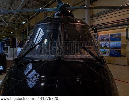 Kazan, Russia. 12 November 2021. The New Ansat Helicopter At The Helicopter Plant In Kazan, Russia.