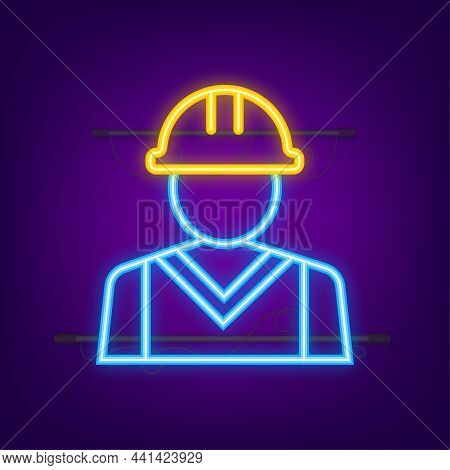 Outline Web Icons Set. Construction And Home Repair Tools, Building. Work Safety. Vector Stock Illus