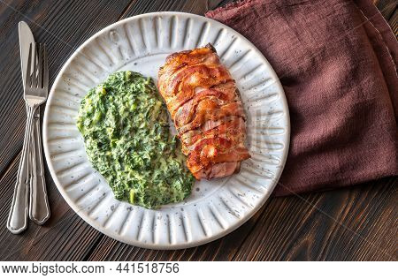 Bacon-wrapped Beef Steack