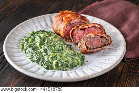 Bacon-wrapped Beef Steack