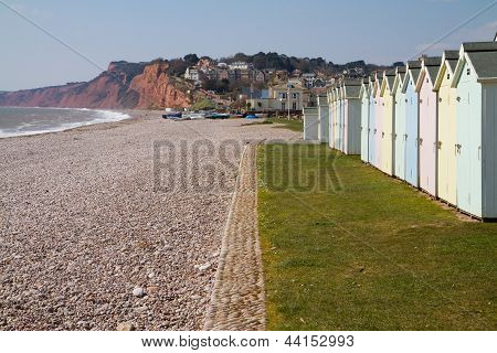 Budleigh Salterton Devon jihozápadní Anglie