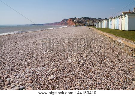 Plážové chatky Budleigh Salterton Devon