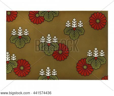Japanese antique pattern wall art print and poster.