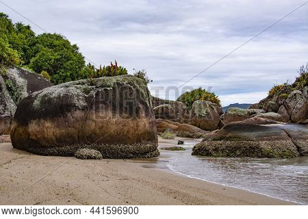Beautiful Landscape In Governador Celso Ramos, Welcome Beach, Santa Catarina, Brazil
